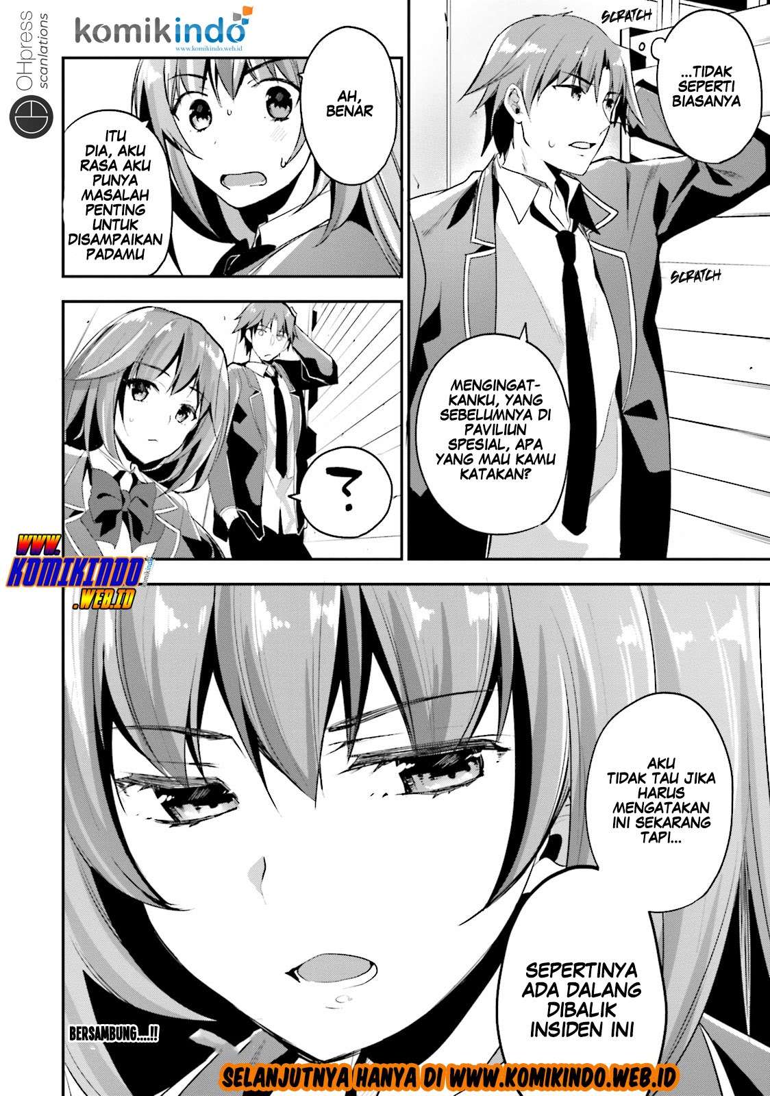 Youkoso Jitsuryoku Shijou Shugi no Kyoushitsu e Chapter 14 Gambar 42