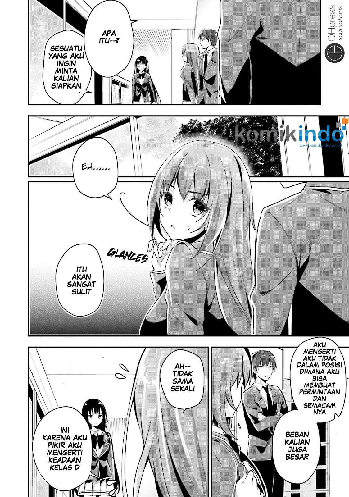 Youkoso Jitsuryoku Shijou Shugi no Kyoushitsu e Chapter 14 Gambar 5
