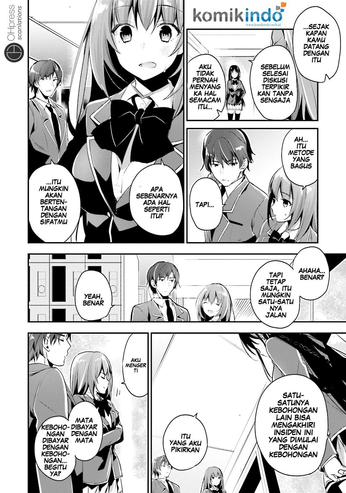 Youkoso Jitsuryoku Shijou Shugi no Kyoushitsu e Chapter 14 Gambar 7