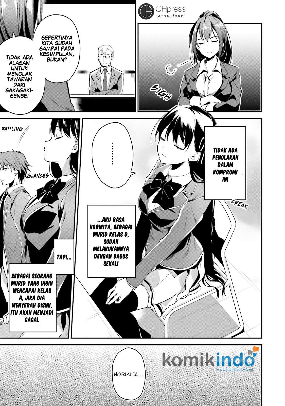 Youkoso Jitsuryoku Shijou Shugi no Kyoushitsu e Chapter 13 Gambar 17