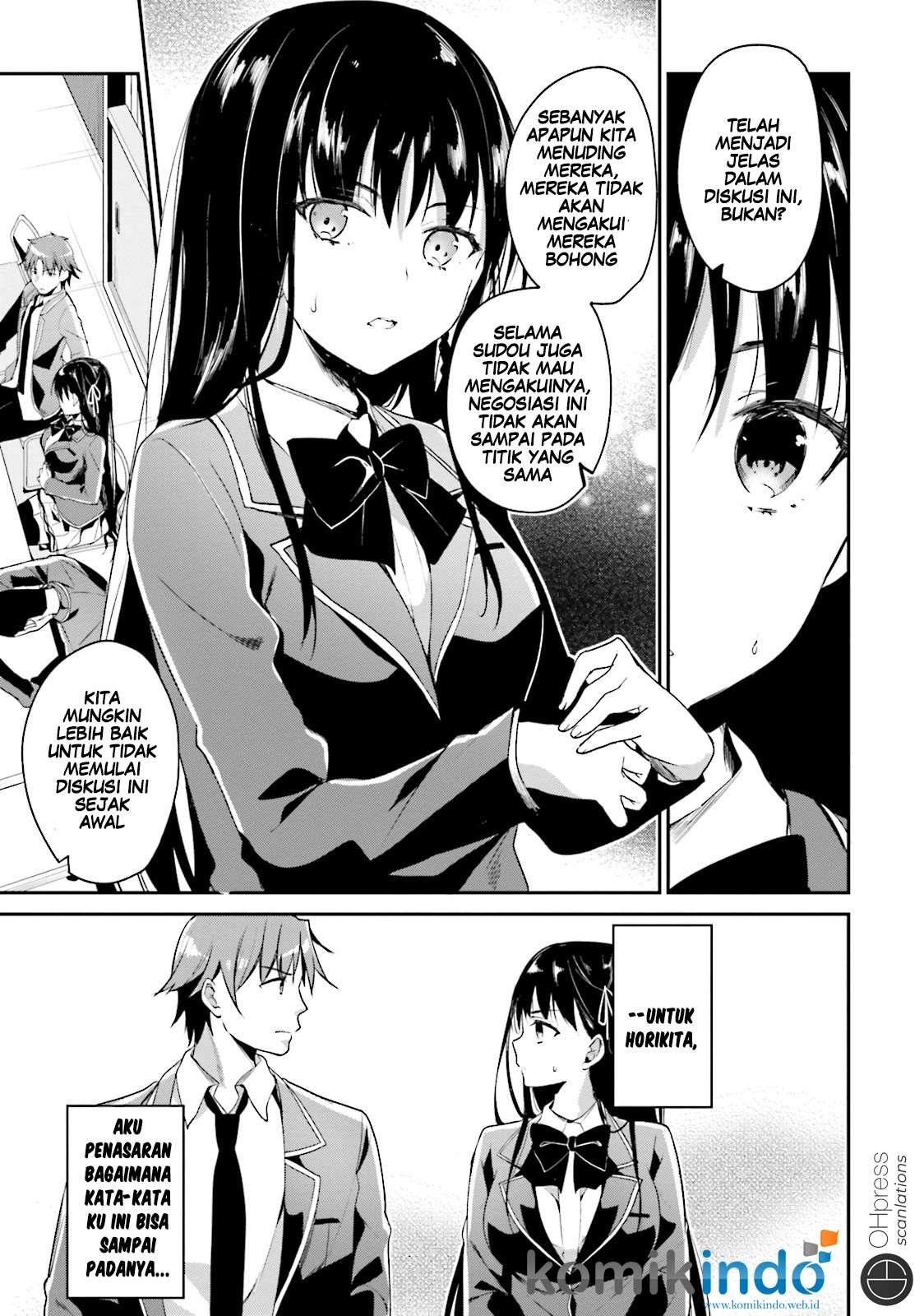 Youkoso Jitsuryoku Shijou Shugi no Kyoushitsu e Chapter 13 Gambar 19