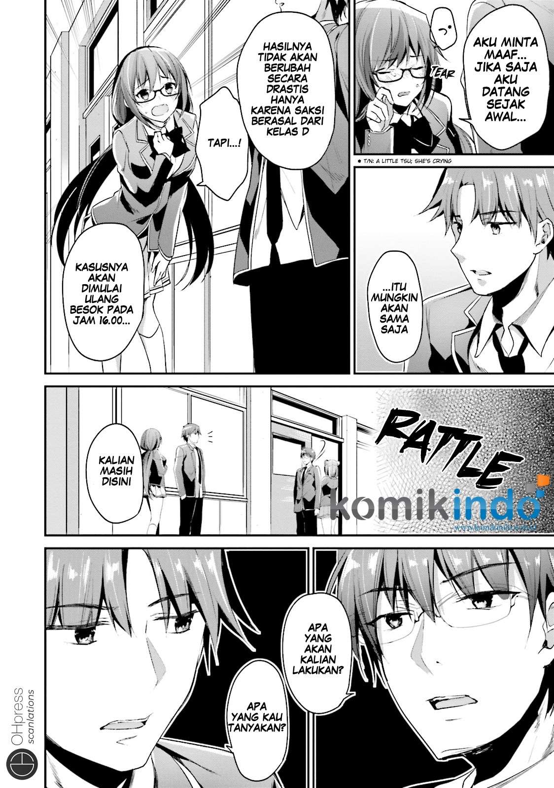 Youkoso Jitsuryoku Shijou Shugi no Kyoushitsu e Chapter 13 Gambar 24