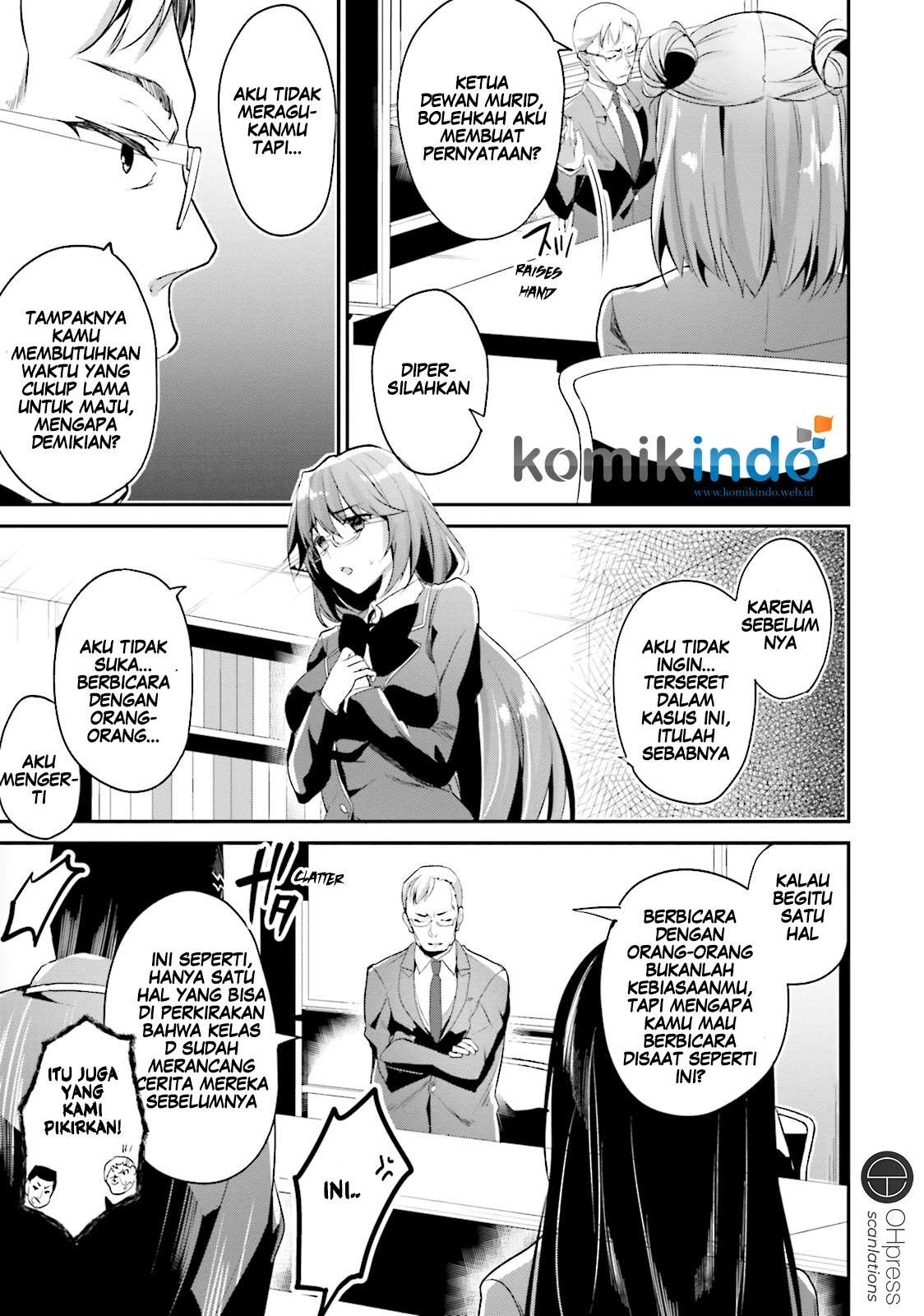Youkoso Jitsuryoku Shijou Shugi no Kyoushitsu e Chapter 13 Gambar 9