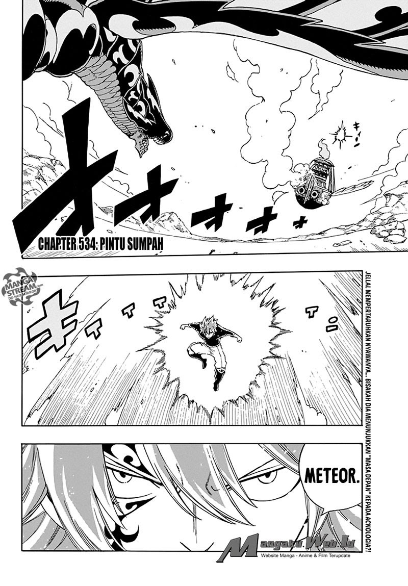 Fairy Tail Chapter 534 Gambar 3