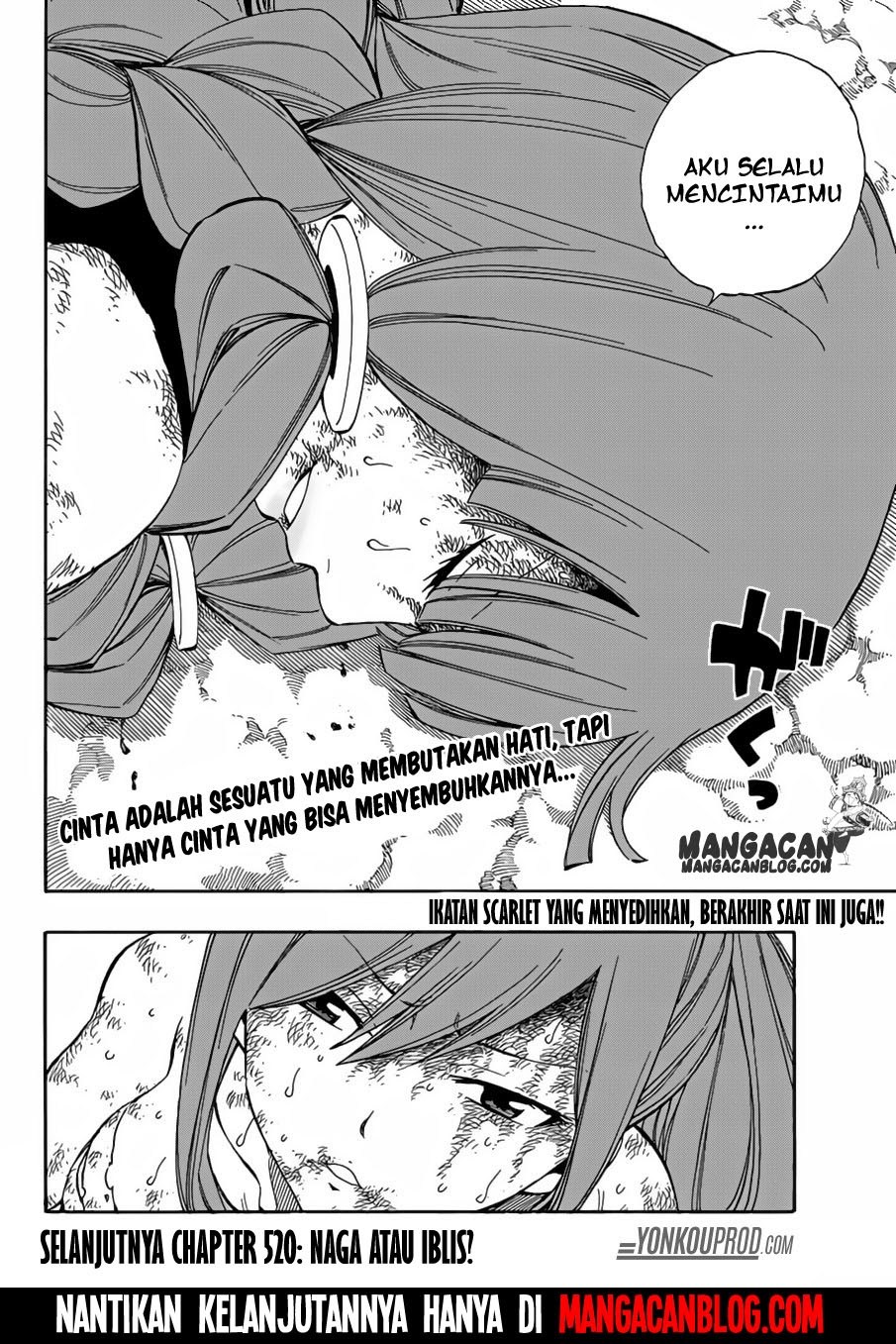 Fairy Tail Chapter 519 Gambar 19