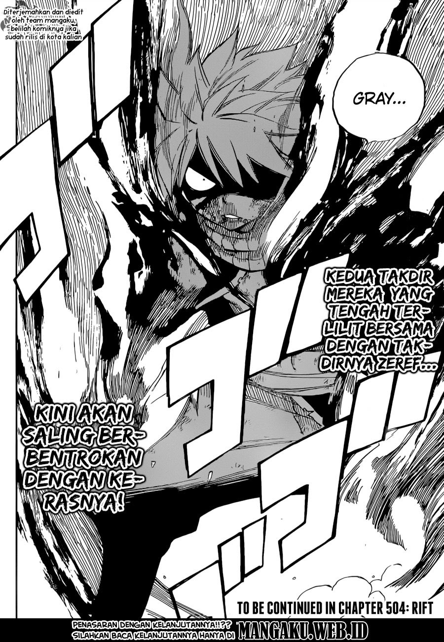 Fairy Tail Chapter 503 Gambar 20
