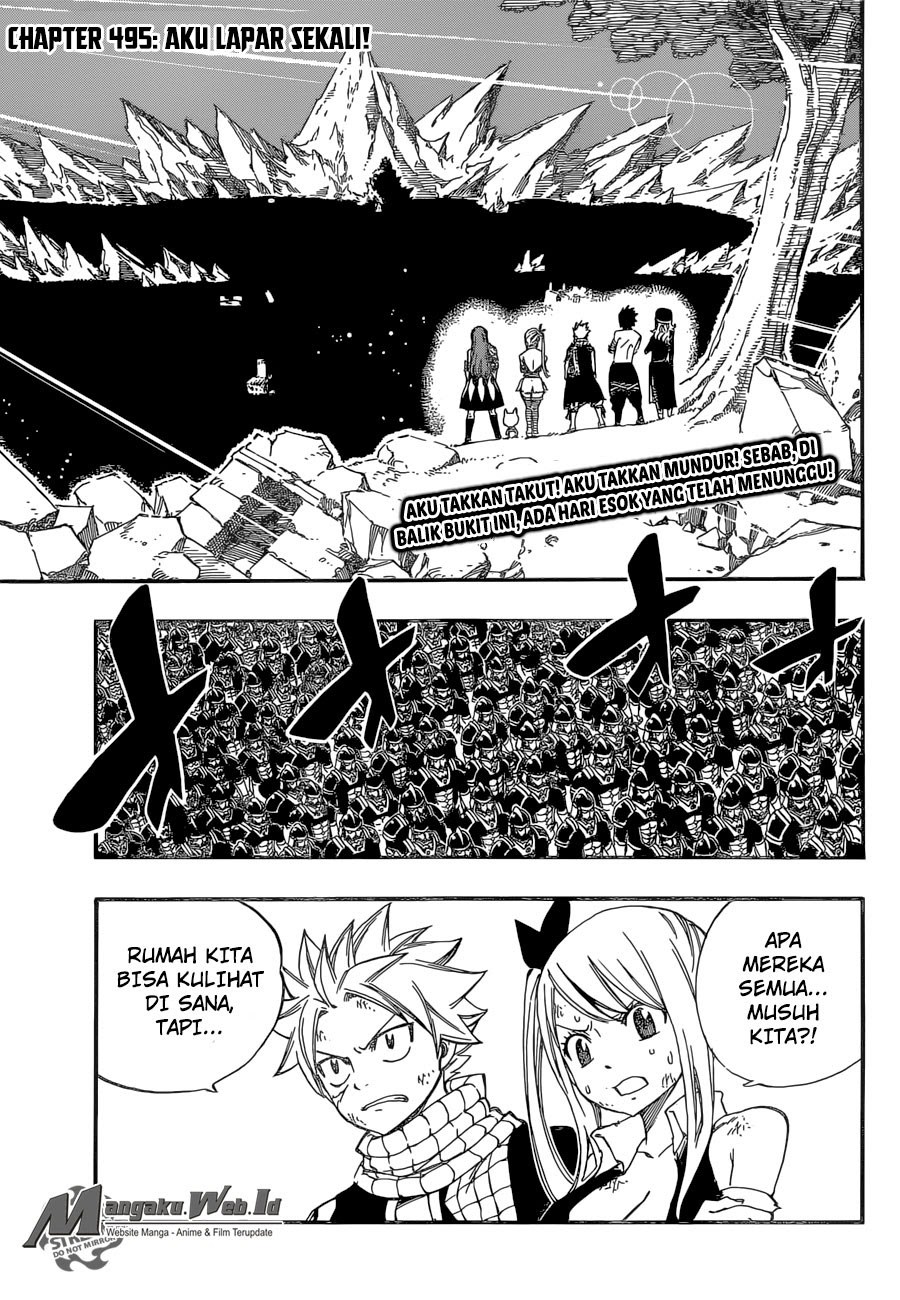 Fairy Tail Chapter 495 Gambar 4