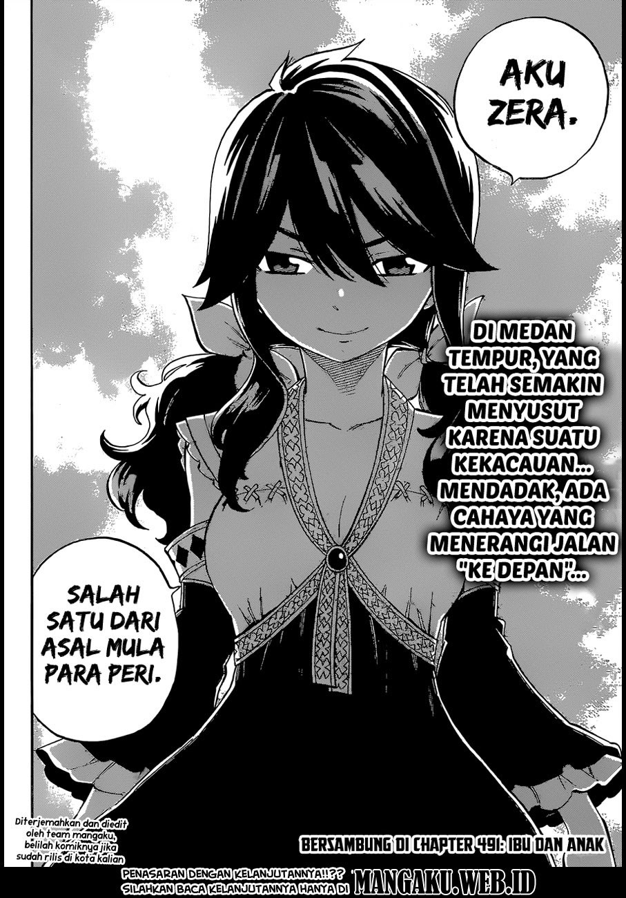 Fairy Tail Chapter 490 Gambar 21