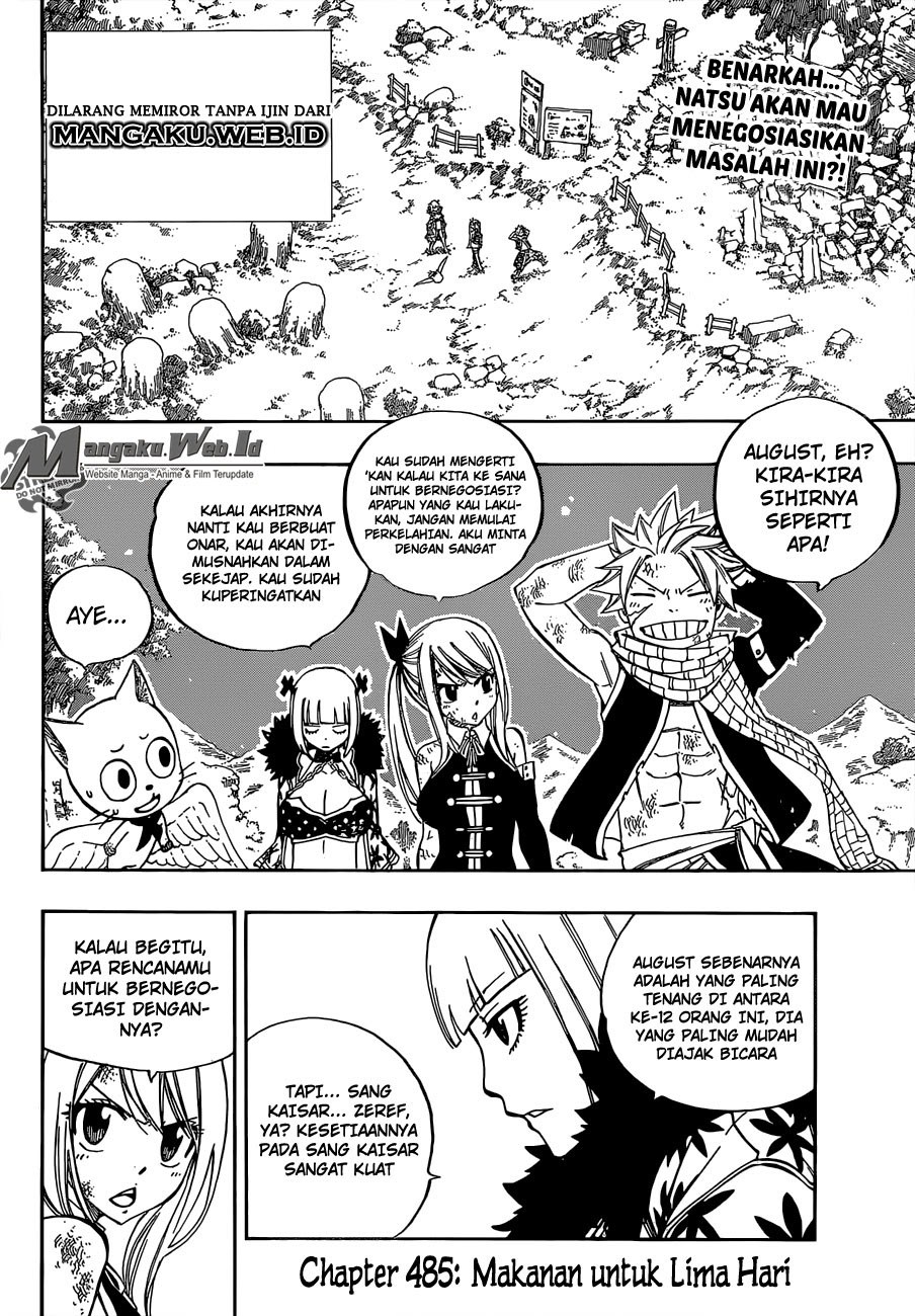 Fairy Tail Chapter 485 Gambar 3