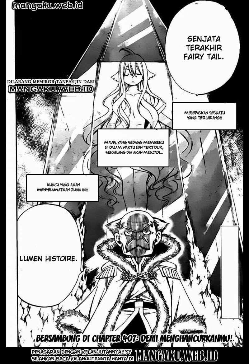 Fairy Tail Chapter 406 Gambar 25