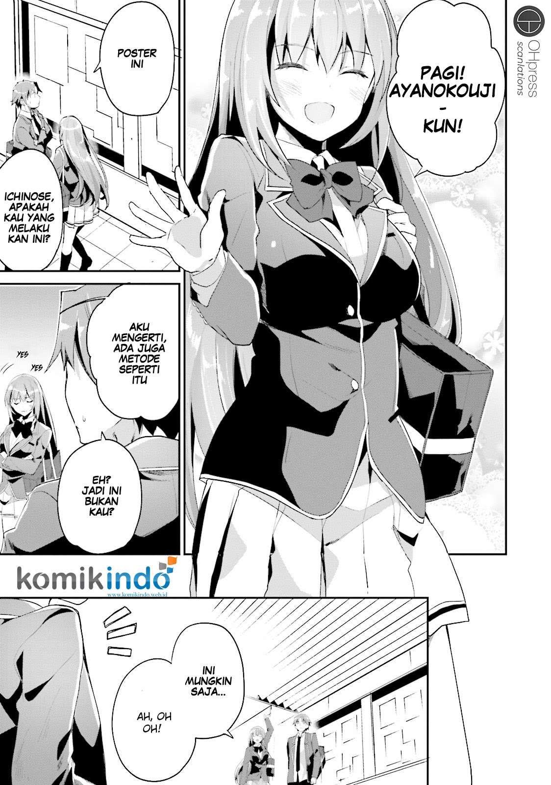 Youkoso Jitsuryoku Shijou Shugi no Kyoushitsu e Chapter 12 Gambar 18