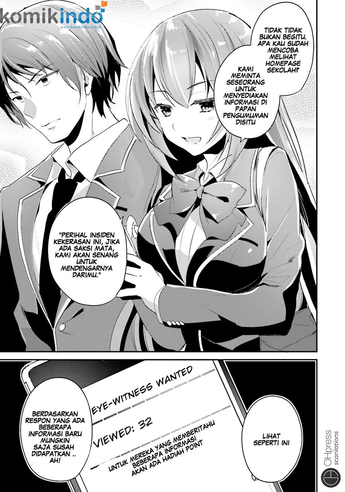 Youkoso Jitsuryoku Shijou Shugi no Kyoushitsu e Chapter 12 Gambar 20