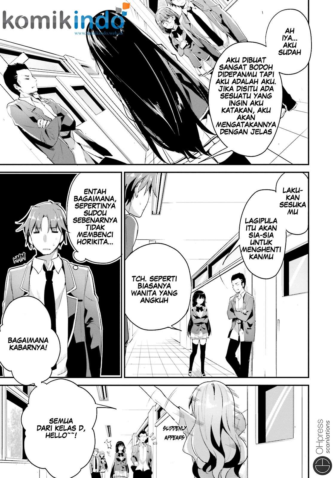 Youkoso Jitsuryoku Shijou Shugi no Kyoushitsu e Chapter 12 Gambar 26