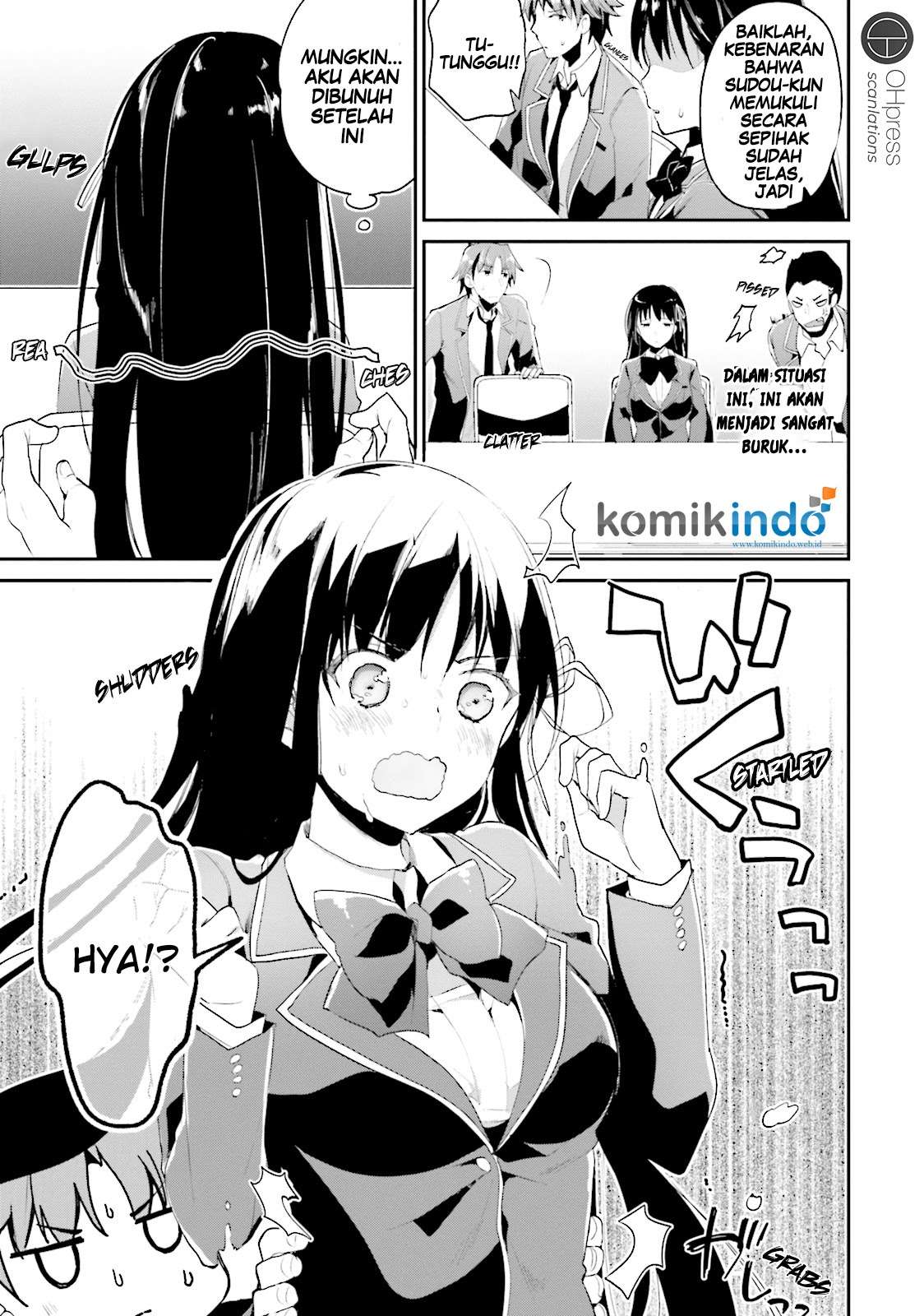 Youkoso Jitsuryoku Shijou Shugi no Kyoushitsu e Chapter 12 Gambar 36
