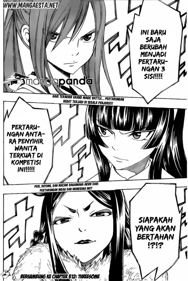 Fairy Tail Chapter 311 Gambar 20