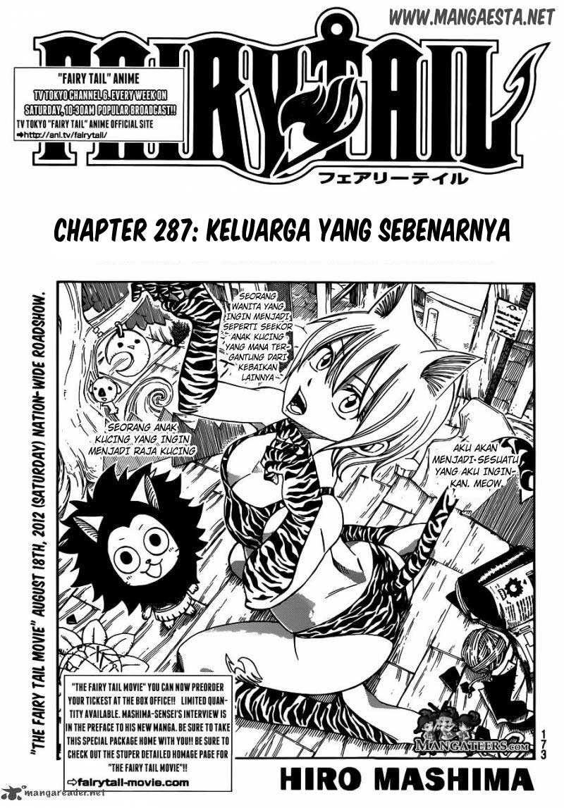 Baca Komik Fairy Tail Chapter 287 Gambar 1