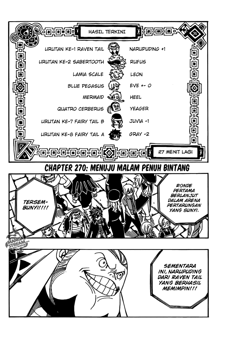 Fairy Tail Chapter 270 Gambar 3
