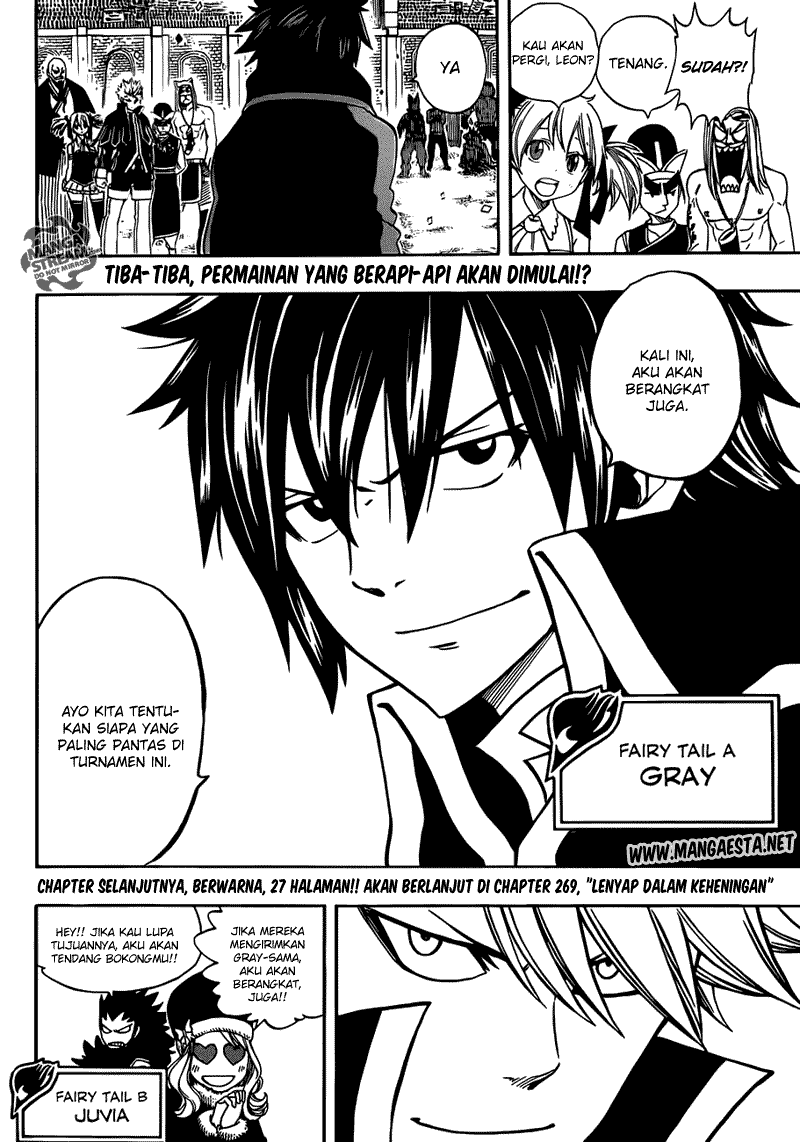 Fairy Tail Chapter 268 Gambar 19