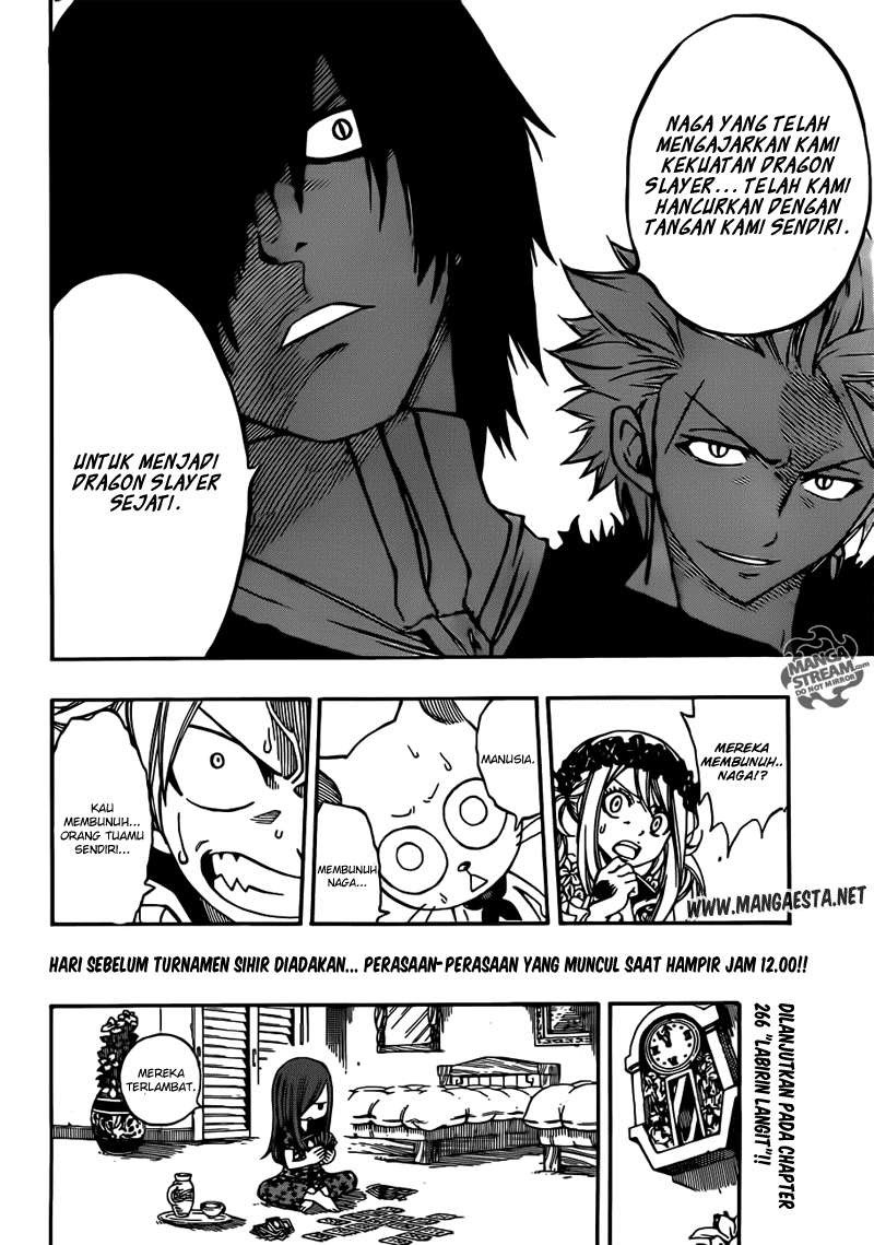 Fairy Tail Chapter 265 Gambar 21