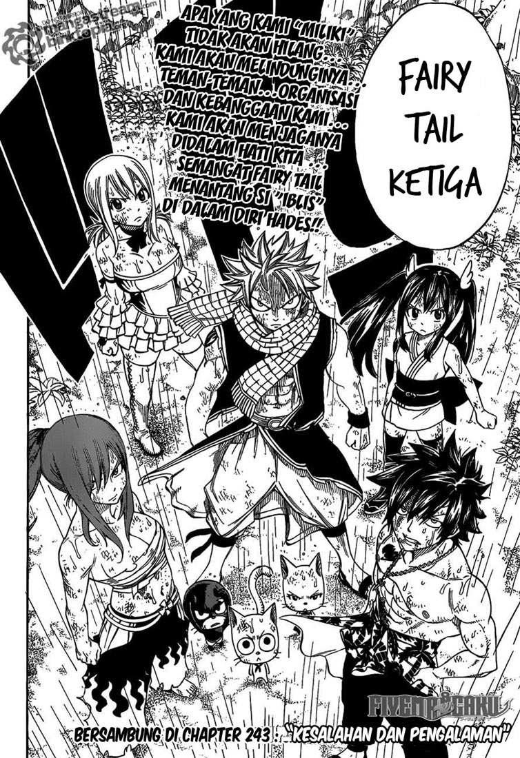 Fairy Tail Chapter 242 Gambar 20