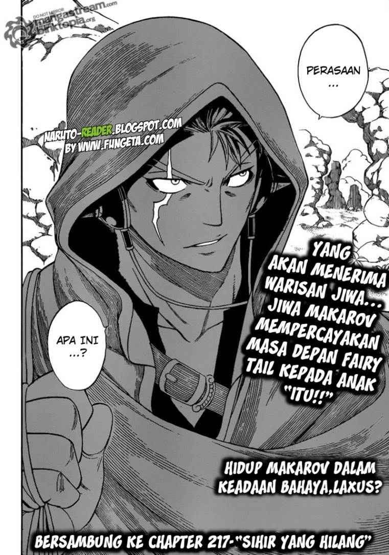 Fairy Tail Chapter 216 Gambar 19
