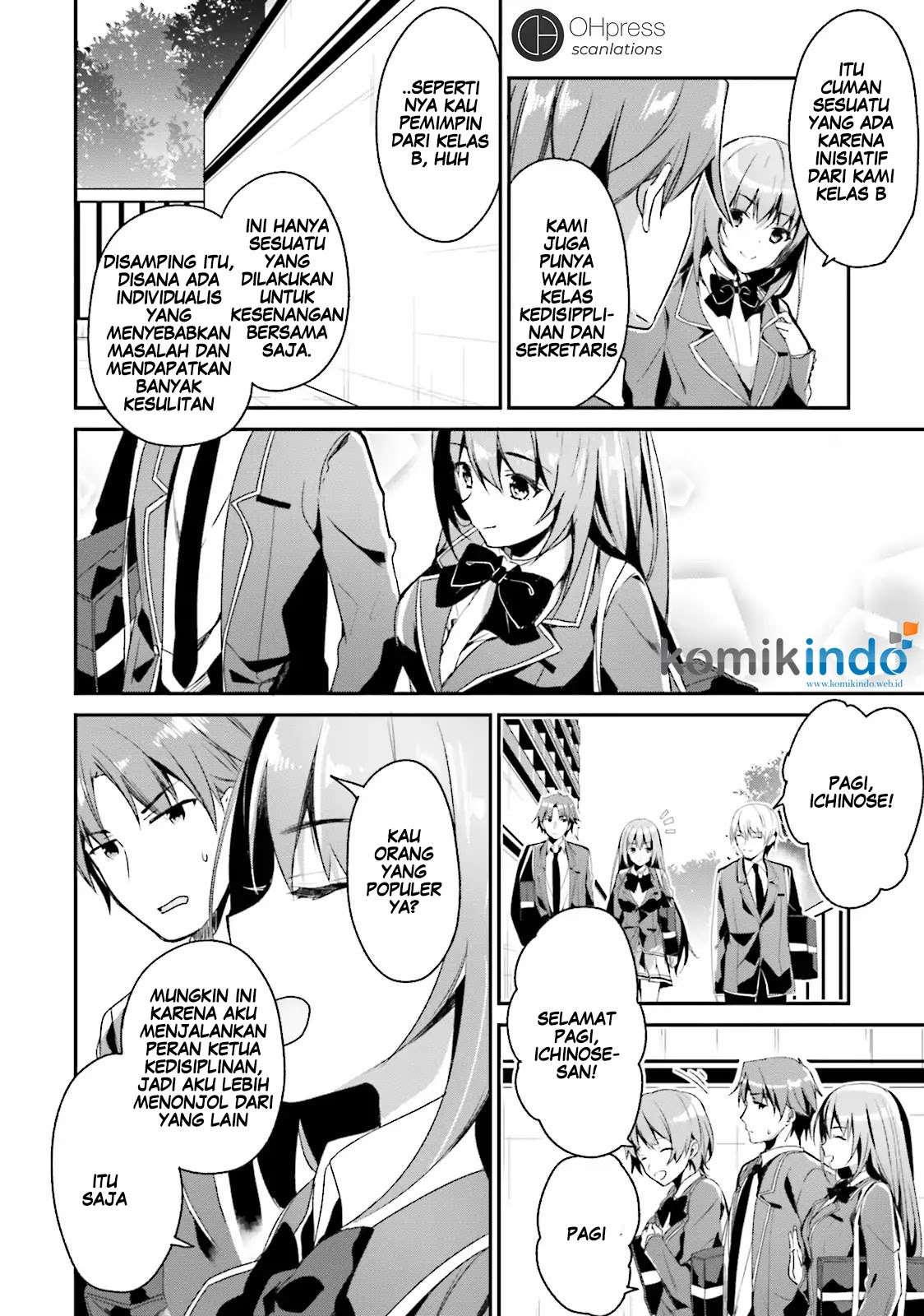 Youkoso Jitsuryoku Shijou Shugi no Kyoushitsu e Chapter 11 Gambar 19