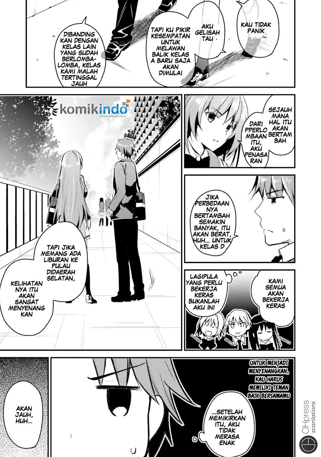 Youkoso Jitsuryoku Shijou Shugi no Kyoushitsu e Chapter 11 Gambar 22
