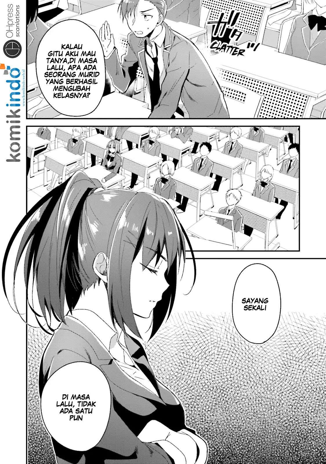 Youkoso Jitsuryoku Shijou Shugi no Kyoushitsu e Chapter 11 Gambar 7