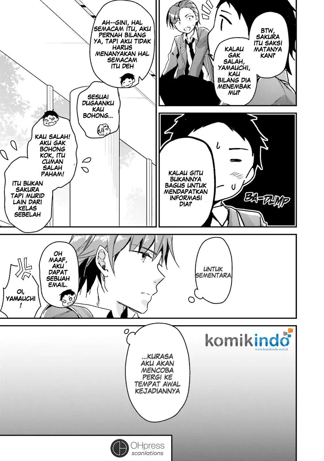 Youkoso Jitsuryoku Shijou Shugi no Kyoushitsu e Chapter 10 Gambar 21