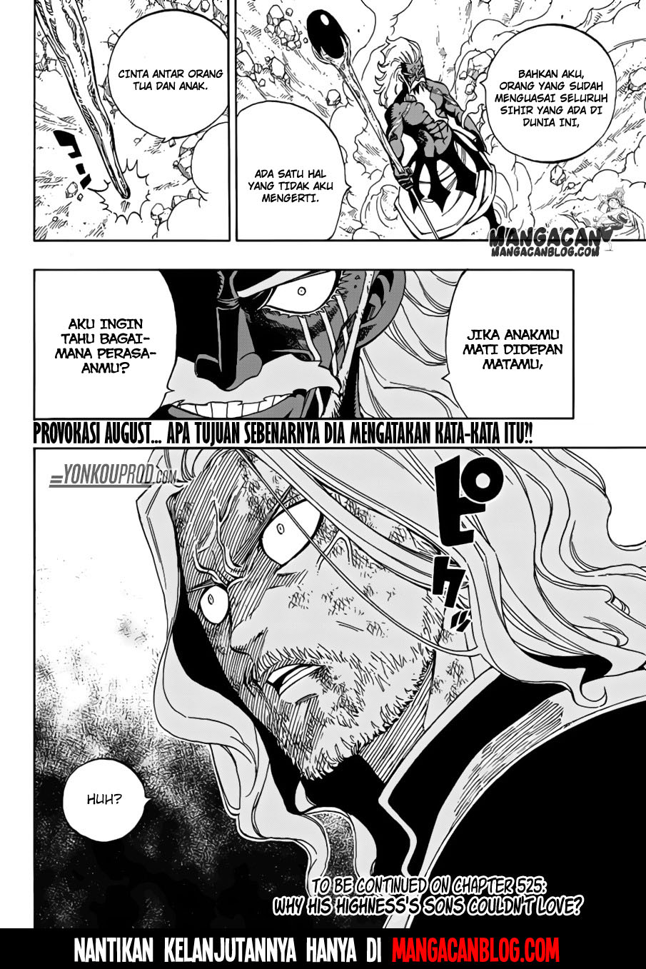 Fairy Tail Chapter 524 Gambar 21