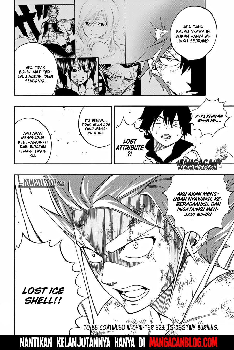 Fairy Tail Chapter 522 Gambar 26