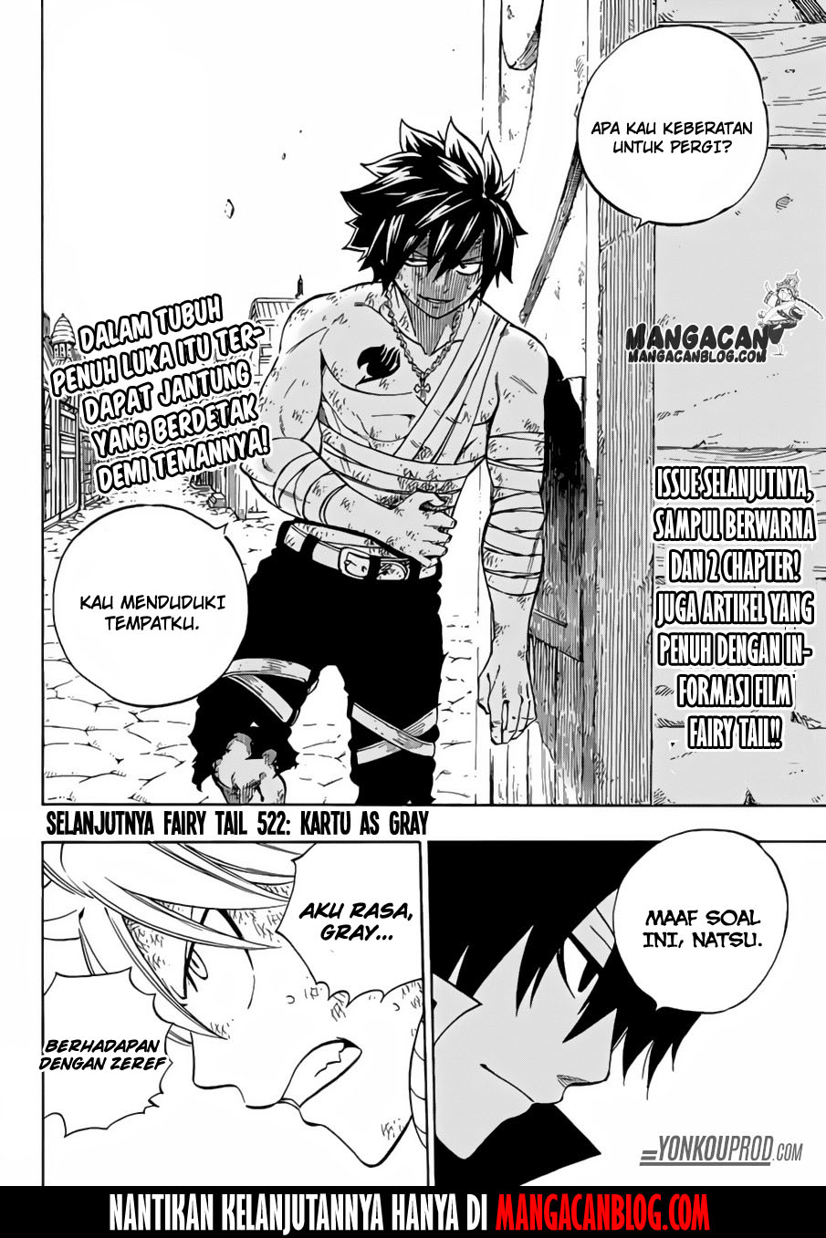 Fairy Tail Chapter 521 Gambar 20