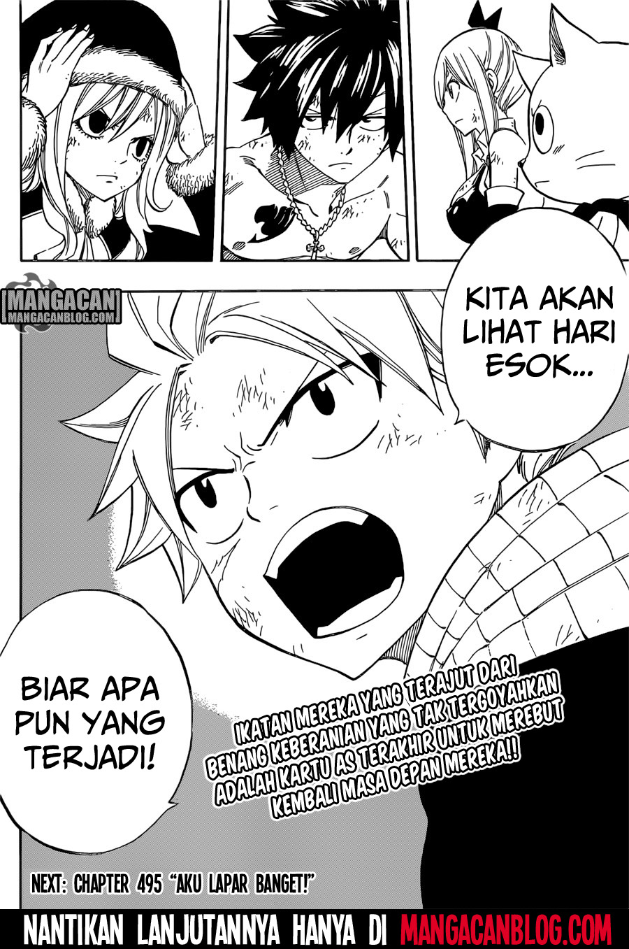 Fairy Tail Chapter 494 Gambar 20