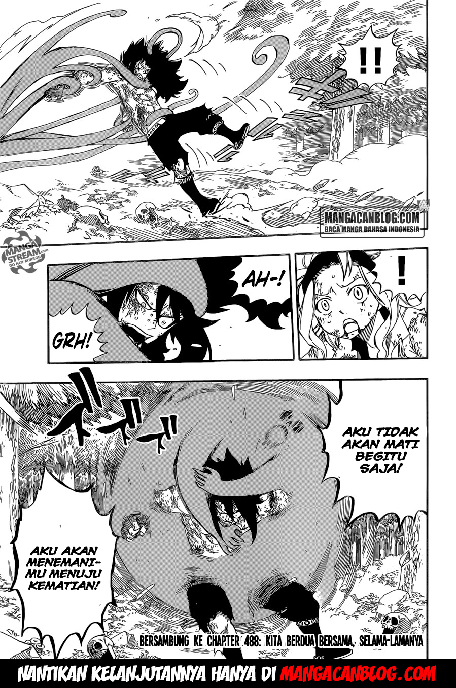 Fairy Tail Chapter 487 Gambar 24