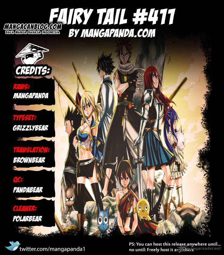 Fairy Tail Chapter 411 Gambar 19