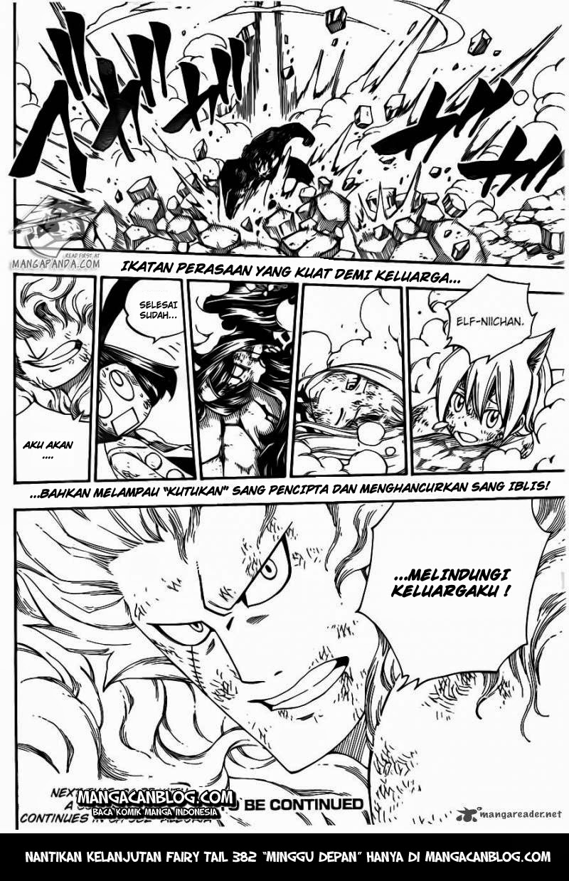 Fairy Tail Chapter 381 Gambar 21