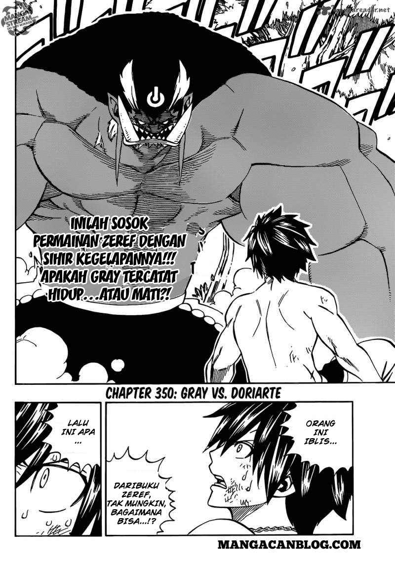 Fairy Tail Chapter 350 Gambar 3