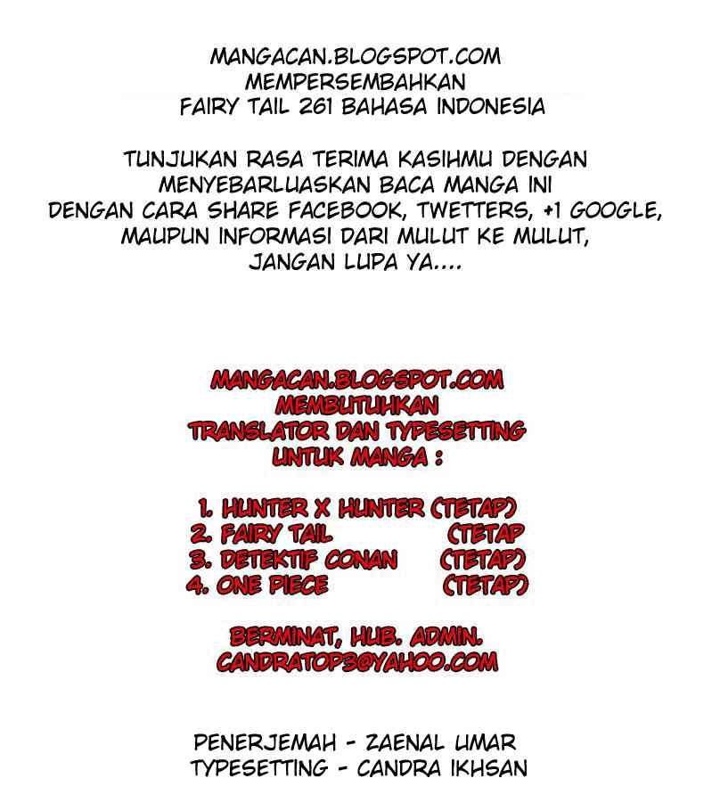 Fairy Tail Chapter 261 Gambar 11