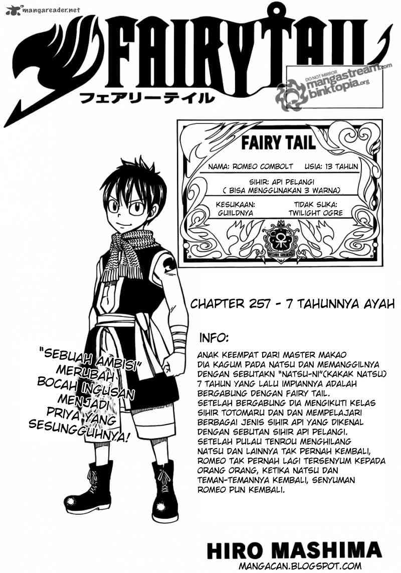 Baca Komik Fairy Tail Chapter 257 Gambar 1