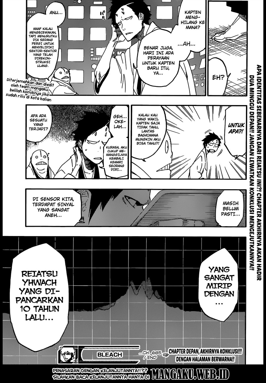 Bleach Chapter 685 Gambar 18