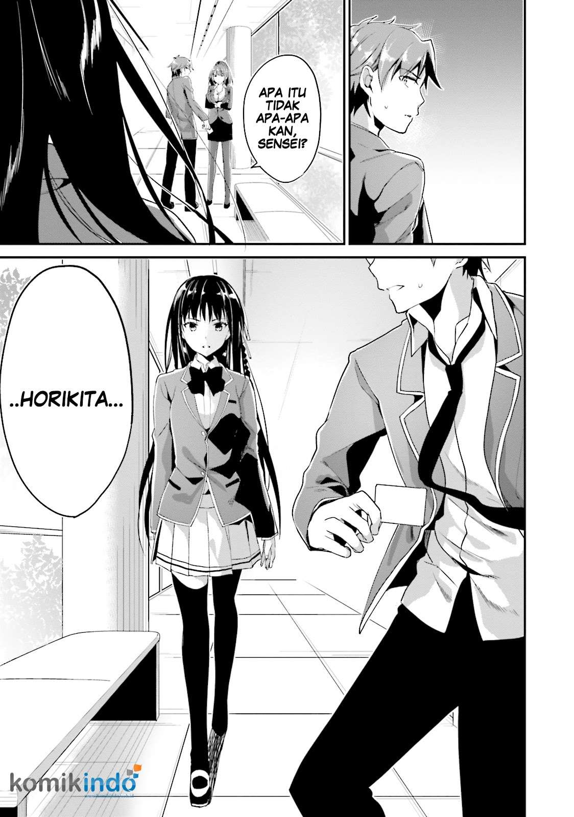 Youkoso Jitsuryoku Shijou Shugi no Kyoushitsu e Chapter 8 Gambar 13
