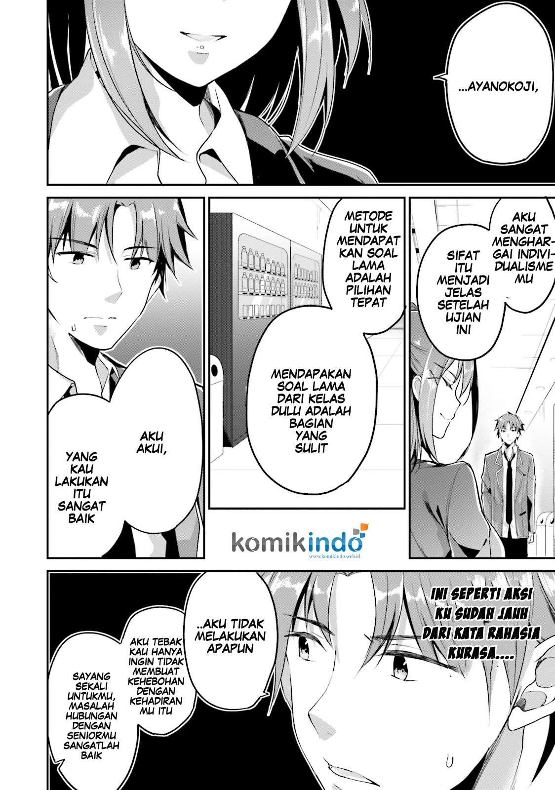 Youkoso Jitsuryoku Shijou Shugi no Kyoushitsu e Chapter 8 Gambar 8