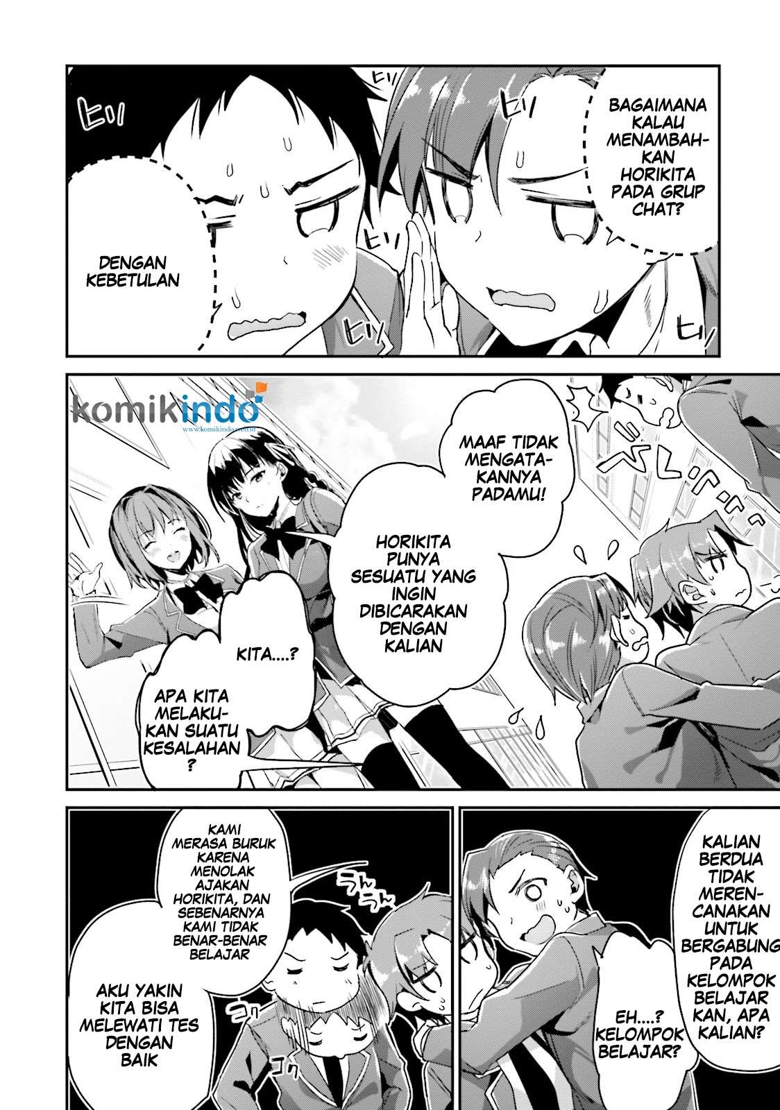 Youkoso Jitsuryoku Shijou Shugi no Kyoushitsu e Chapter 7 Gambar 13