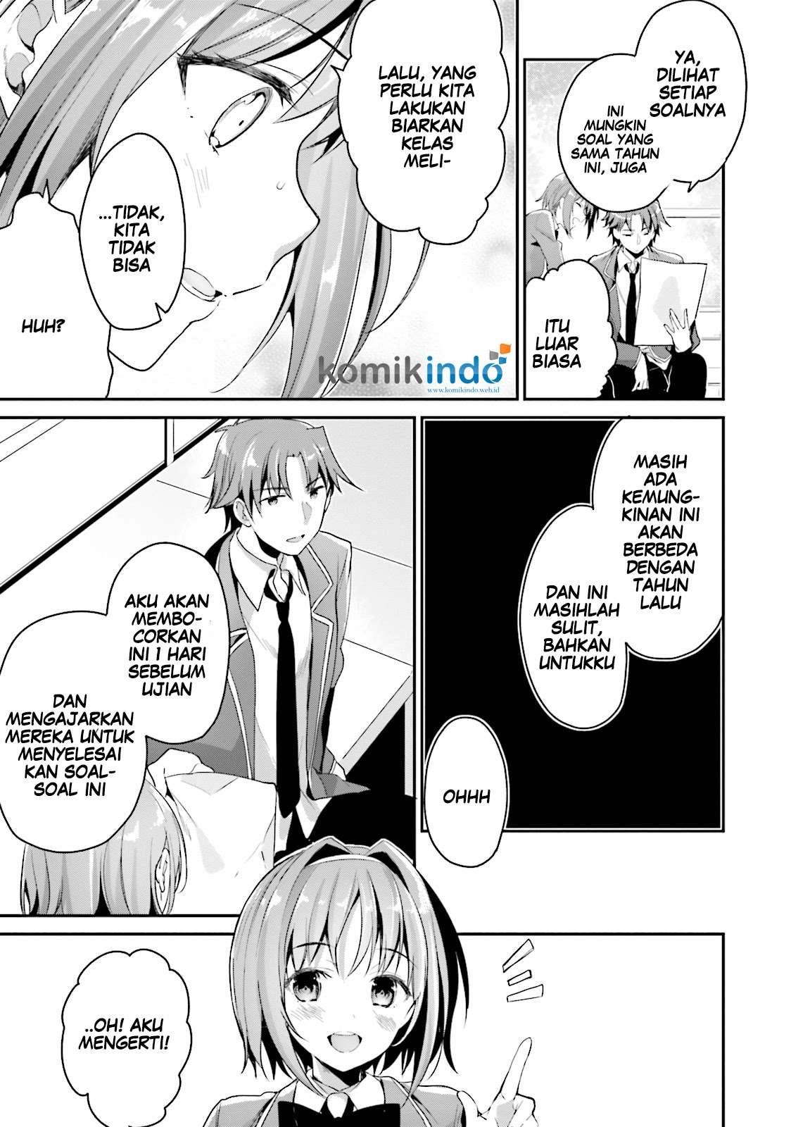 Youkoso Jitsuryoku Shijou Shugi no Kyoushitsu e Chapter 7 Gambar 35