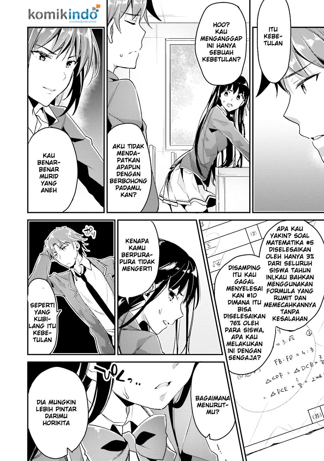 Youkoso Jitsuryoku Shijou Shugi no Kyoushitsu e Chapter 5 Gambar 23