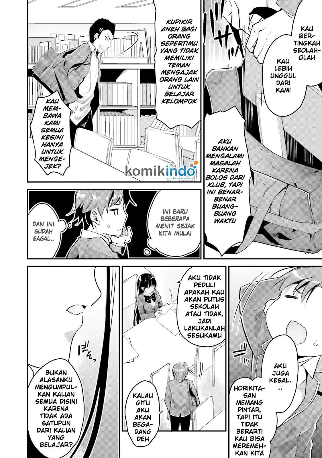 Youkoso Jitsuryoku Shijou Shugi no Kyoushitsu e Chapter 5 Gambar 31