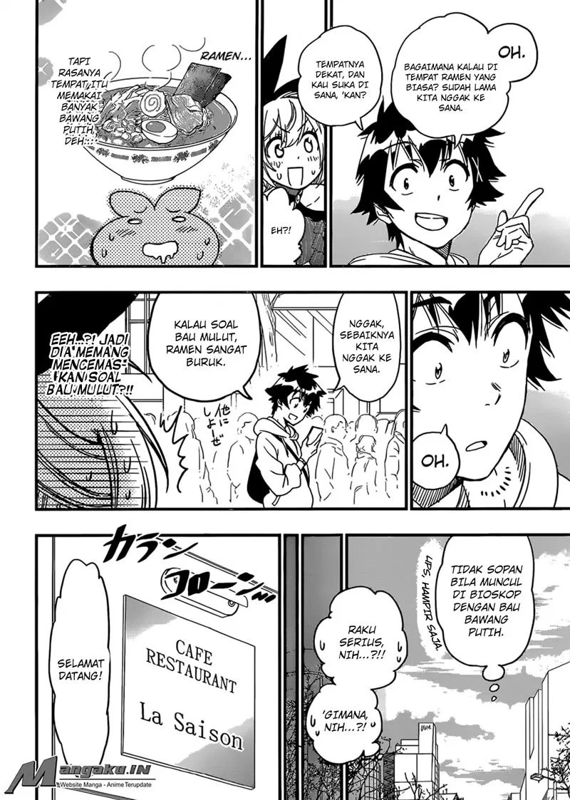 Nisekoi Chapter 230 Gambar 14