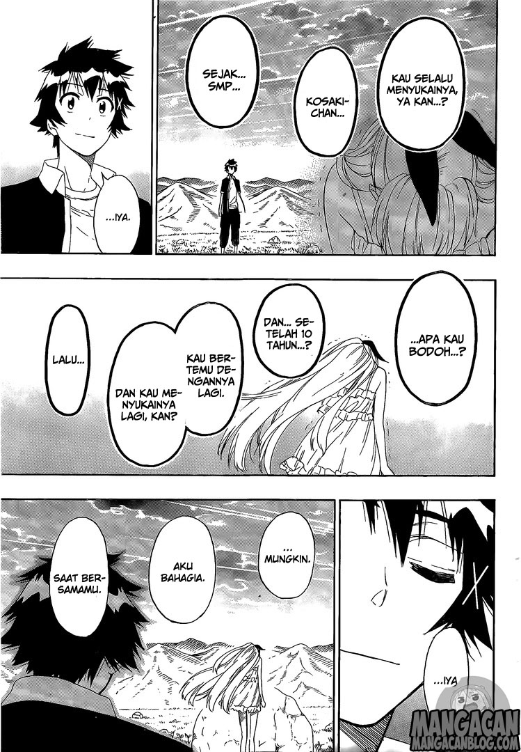 Nisekoi Chapter 227 Gambar 11