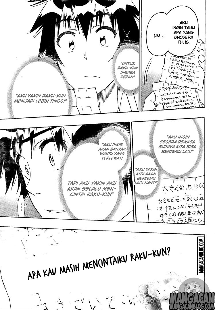 Nisekoi Chapter 226 Gambar 15