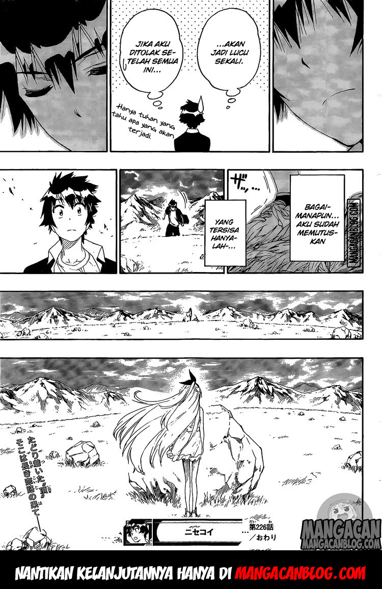 Nisekoi Chapter 226 Gambar 19